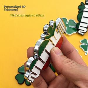 Наклейка на бампер из цинкового сплава для автомобиля, 4 листа - Product Image 4