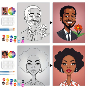 2 pz incorniciato dipinto <span class=keywords><strong>da</strong></span> te con numeri maschili e femminili di arte della parete moderna immagine <span class=keywords><strong>da</strong></span> numeri <span class=keywords><strong>per</strong></span> adulti Handpaint <span class=keywords><strong>per</strong></span> regalo - Product Image 4