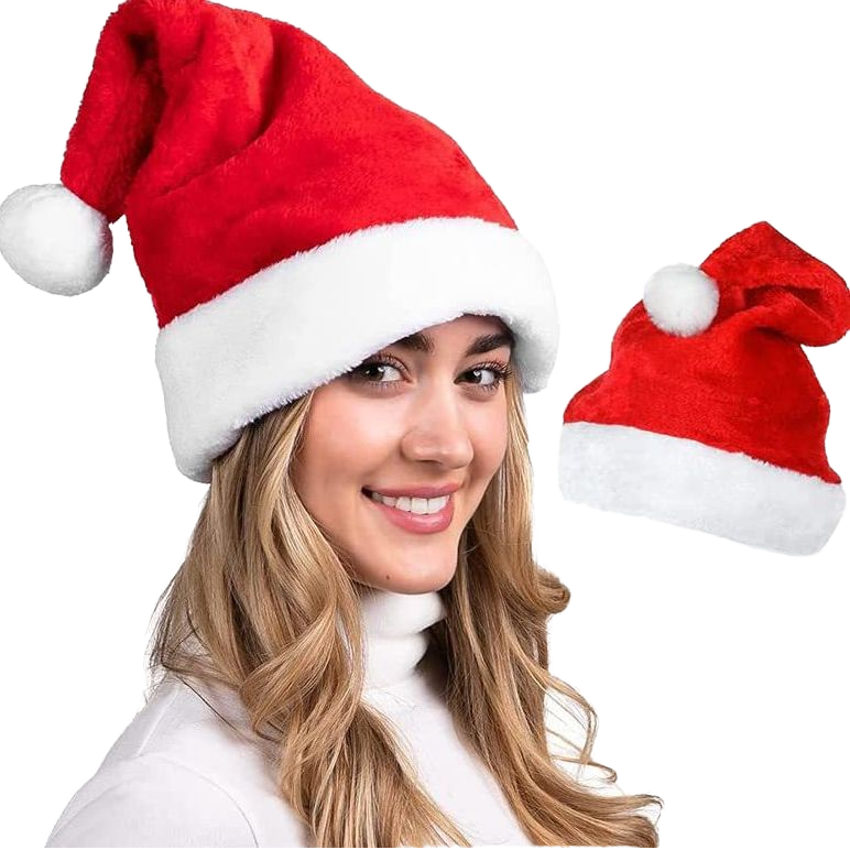 Yellow Santa Hat High Quality Christmas Decoration