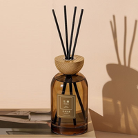 Diffuseur à bâtonnets en verre 350 ml grande capacité pour huiles essentielles, DIY, décoration maison, chambre, salle de bain, parfum d'ambiance, vente en gros