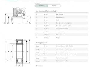 NU2210 Roulement à rouleaux cylindriques de haute qualité NU203E NU2310 NU2220 NU309 pour les industries de la restauration - Product Image 5