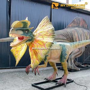 Benim <span class=keywords><strong>Dino</strong></span> L023 Jurassic Park Fierce Animatronic dinozor modeli Dilophosaurus - Product Image 2