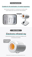Pequeño esterilizador infrarrojo portátil con soporte OEM AC220V/120V 5-7 segundos esterilización diseño compacto y eficiente
