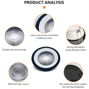 ALLWAY Đèn Led Chiếu Sáng Âm Trần Chống Chói Theo Yêu Cầu 2023 9 12 15 W Đèn Chiếu Sáng Tại Chỗ - Product Image 3