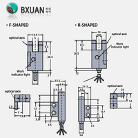 BXUAN EE-SX673-WR à faisceau traversant NPN PNP petit détecteur infrarouge 12-24V Type de fente capteur de commutateur photoélectrique capteurs optiques