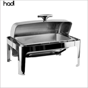 经济型餐饮设备沙芬盘9L不锈钢3盘火锅自助餐取暖器待售 - Product Image 2
