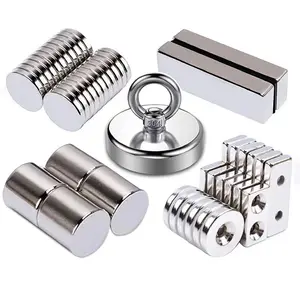 Contoh gratis N35 N38 N40 N42 N45 N48 N50 N52 cakram Super kuat Bar persegi bulat pancing Magnet Neodymium NdFeB Magnet Neodium