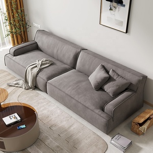 Divano in Tessuto Minimalista Italiano a Tre Posti, Design Lineare con Tessuto Tecnico Opaco <span class=keywords><strong>per</strong></span> <span class=keywords><strong>Arredamento</strong></span> <span class=keywords><strong>Moderno</strong></span> del <span class=keywords><strong>Soggiorno</strong></span> - Product Image 4