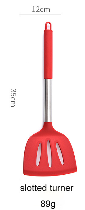Modèle 1, spatule à trous rouge.
