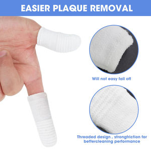 Huisdier Twee-Vinger Poetsen Vinger Babybedjes Puppy Tanden Mondreinigingstool Kitten Vinger Tandenborstel Huisdieren Verzorgingsaccessoires Benodigdheden - Product Image 2