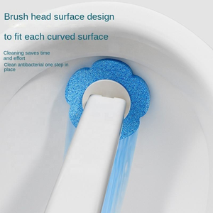 Kit Sistema Automatico per la Pulizia <span class=keywords><strong>del</strong></span> WC, Spazzola per la Pulizia <span class=keywords><strong>del</strong></span> <span class=keywords><strong>Bagno</strong></span> Usa e Getta con Coperchio Ribaltabile e Spugna per Mani - Product Image 3