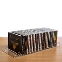 Nouveauté 2022 YAGELI YGL-1128 Boîtier de rangement en acrylique pour CD/DVD, épaisseur personnalisable, étuis pour jeux vidéo et manettes