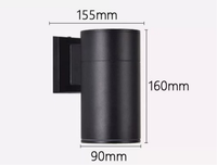 Lampe murale LED 6W COB à émission descendante, éclairage extérieur pour hôtel, appartement, villa, éclairage mural extérieur, décoration murale, lumière de luxe 3000K