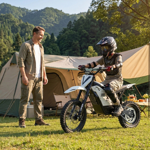 มอเตอร์ไซค์ไฟฟ้า Uk Stock Bike กำลังสูง 48v 20.8ah ระยะทางไกล 50-60 กม. สำหรับขับขี่ออฟโรด - Product Image 2
