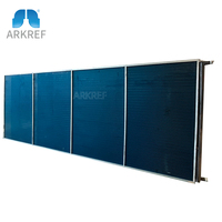 Radiateur, climatisation centrale, chauffage et refroidissement, ventilateur de bobine, évaporateur, tube en cuivre, ailette en feuille d'aluminium, condenseur industriel