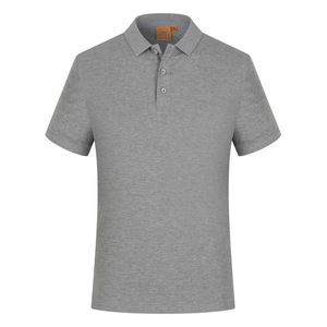 Unisex White Cotton Polo Shirt Short Sleeve Solid Color Workwear Uniforms For Daily Wear - Product Image 3