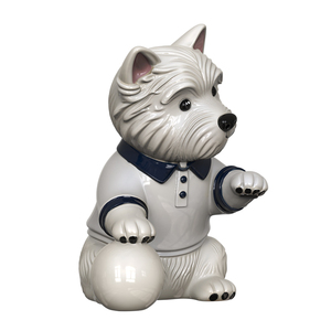 Оптовая продажа: роскошная керамическая урна для кремации домашних животных, ручной работы, памятная урна для праха животных, доступен индивидуальный дизайн - Product Image 2