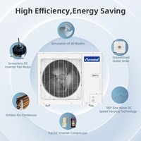 Système de climatisation central VRF Puremind pour la maison avec unité de ventilation à cassette au plafond utilisant un système multi-split à inverter R410A Wifi