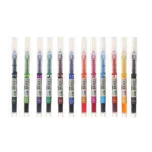 Ensemble de 12 stylos à bille en plastique à séchage rapide en forme d'animaux pour l'école, le bureau, les journaux, le dessin, l'art, utilisation promotionnelle - Product Image 1