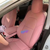 Housse de siège de voiture en cuir Napa de haute qualité, sur mesure, ajustement parfait, pour Tesla Model 3 Model Y 2022 2023 2024 2025, ensemble complet