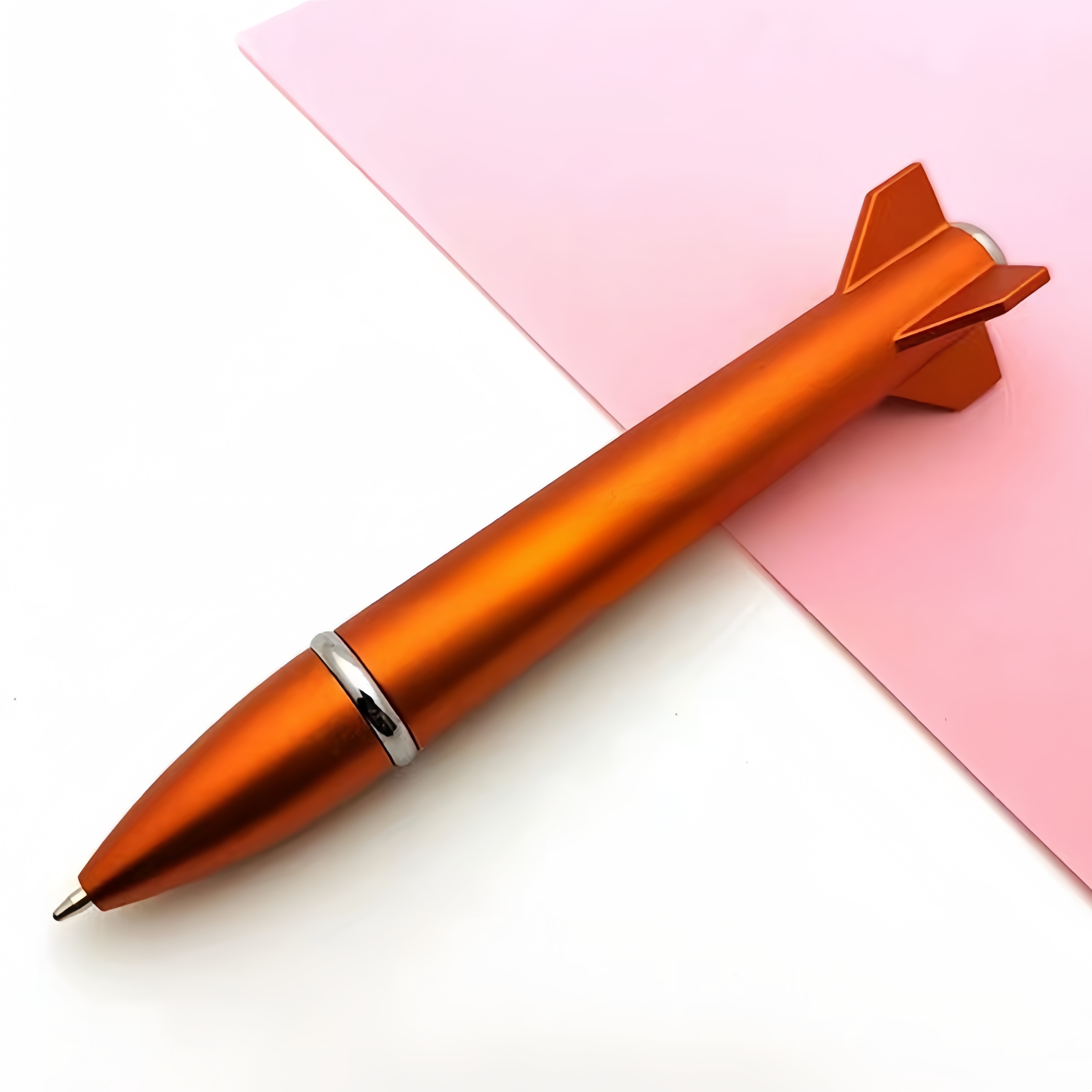 ボールペン原画 ミサイル 人気商品 カスタムロゴ入りLEDボールペン クリエイティブなロケット
