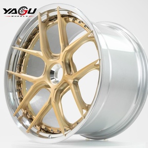 Jantes forgées sur mesure PCD Offset Color Polished <span class=keywords><strong>Champagne</strong></span> 5x112 5x114.3 5x120 pour Porsche <span class=keywords><strong>Ferrari</strong></span> Lamborghini McLaren - Product Image 5