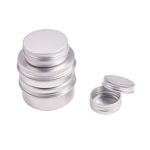 Confezionamento in metallo barattoli di latta per candele Custom parti di lavorazione CNC per conservare spezie dolci tè regalo in alluminio scatola rotonda