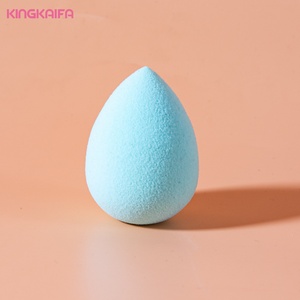 Benutzer definierte tragbare Wasser tropfen Reise Multi Farbe Vegane Eier Latex Free Soft Beauty Makeup Puff Schwamm - Product Image 4