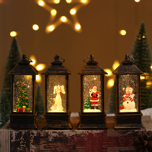 2024 Hot Sale Christmas Music Lamp <b>Snow</b> <b>Globe</b> <b>Plastic</b> Crafts Water Lantern Wedding & Home Outdoor Decor Packed in Bags - Product Image 3