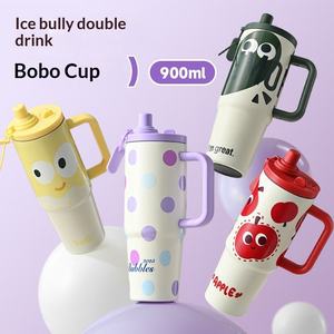 Stainless Steel Insulated Tumbler with Handle Double Wall <b>Vacuum</b> <b>Cup</b> Leak Proof Portable for Outdoor Office Gift - Product Image 4