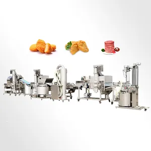 टीसीए उच्च गुणवत्ता औद्योगिक स्वत: बर्गर पैटी बनाने की मशीन/hotsale चिकन nugge उत्पादन लाइन