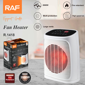 <span class=keywords><strong>Calefactor</strong></span> RAF R.1418 de 2000W con Pantalla LED, Ventilación Amplia, Aire Caliente de Alta Velocidad, Retardante de Fuego, Multiprotección para Calefacción de Interiores - Product Image 2