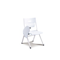 Chaise de bureau simple et élégante de haute qualité, avec planche d'écriture, à cadre fixe, pour le bureau, vente d'usine