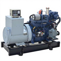 Générateur diesel spécialisé de type ouvert pour marine/bateau 50Hz/60Hz 80kw 100kva avec moteur Weichai 3 certificats CCS