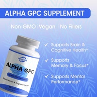 OEM ODM Vente chaude Complément Poudre de glycérylphosphorylcholine Alpha GPC Capsules