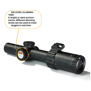 BANGBANG 1-6X24 FFP Telescopio Terrestre con Tubo de Aluminio de 30 mm, Impermeable, HD, Enfoque Lateral, Observación al Aire Libre - Product Image 6
