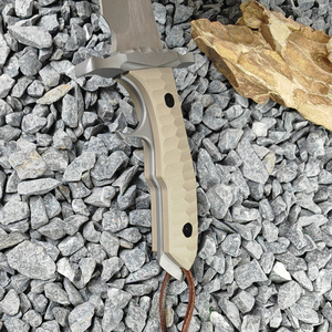 Couteau tactique RAM BO MK9 de haute qualité en acier inoxydable, personnalisable, manche G10, lame fixe, pointe tombante, étui, utilisation en extérieur - Product Image 3