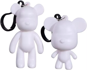 卸売 DIY ホワイトベアフィギュア フルイドアクリル絵の具 ベアアートによるアートクラフト - Product Image 6