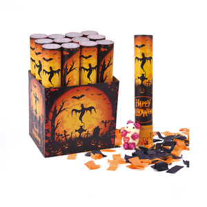 Rifornimento di fabbrica Poppers di coriandoli lunghi coriandoli di nozze personalizzati ecologici con Streamer - Product Image 1