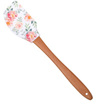 Spatule en silicone de qualité alimentaire résistante à la chaleur, grattoir à manche en bois, ustensile de cuisine, outils pour gâteaux