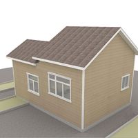 Dessin de plans de maison préfabriquée à faible coût de Certification d'oin et de TUV
