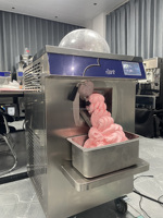 Machine à glace artisanale commerciale verticale automatique 30L/H, congélateur discontinu, machine à crème glacée professionnelle, machine à glace dure