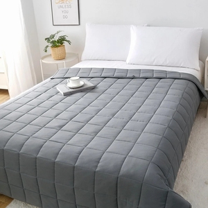 Adulte tissé de haute qualité LOGO personnalisé <span class=keywords><strong>15</strong></span>/20 <span class=keywords><strong>LBS</strong></span> remplissage avec des perles de verre <span class=keywords><strong>couverture</strong></span> <span class=keywords><strong>lestée</strong></span> avec <span class=keywords><strong>couverture</strong></span> pour toutes les saisons - Product Image 2