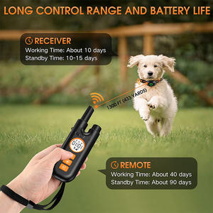 <span class=keywords><strong>Collar</strong></span> de entrenamiento de perro de plástico recargable Antiladrido <span class=keywords><strong>Collar</strong></span> de choque para mascotas - Product Image 3