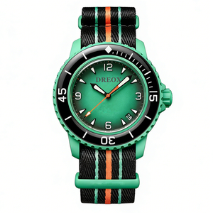 Reloj DREOX en Oferta, Exclusivo con Caja Transparente, Correa de Nailon, Resistente al Agua, Reloj de Pulsera de Cuarzo de Lujo para Hombre - Product Image 1