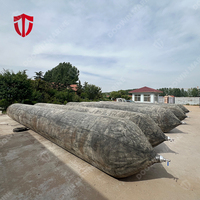 Coussin d'air gonflable en caoutchouc naturel pour lancement de navires, usage intensif, 8 couches, avec certificat CCS
