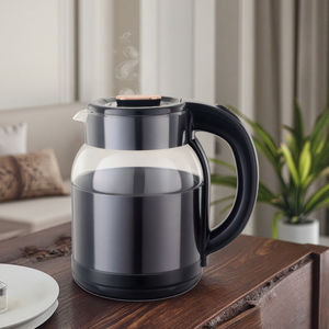 Appareils ménagers modernes intelligents, nouvel article bon design 1.8LBoil Dry LED Light Glass Heater 360 Degree Glass Electric Water Kettle - Product Image 5