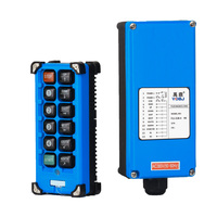 Transmisor Inteligente F21-E2B-8 de Larga Duración con 8 Botones y 1 Receptor RF para Control Remoto Industrial para Grúas Puente