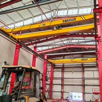 Pont roulant à double poutre pour levage industriel, équipement de 3 tonnes et 5 tonnes