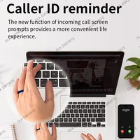Anillo Inteligente con Recordatorio de Llamadas, Monitor de Frecuencia Cardíaca y Presión Arterial, Anillo Inteligente para Hombres y Mujeres, Resistente al Agua 5ATM, Anillo Deportivo Multifuncional 2026